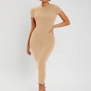 Nude Bodycon Dress